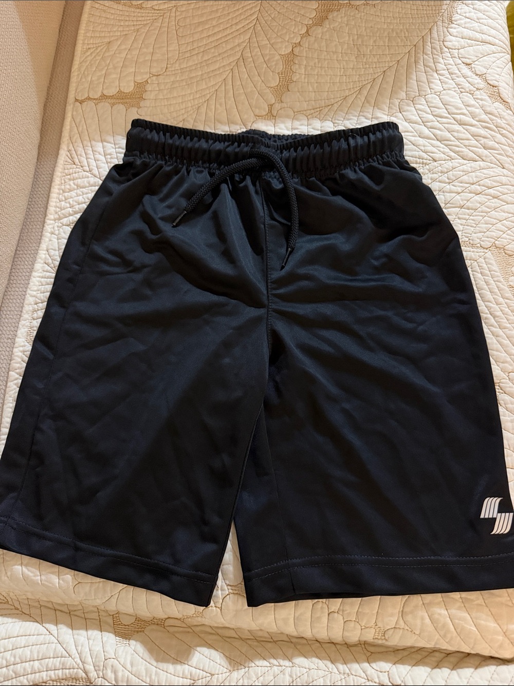 NWT Children's Place Black Athletic Shorts with Logo